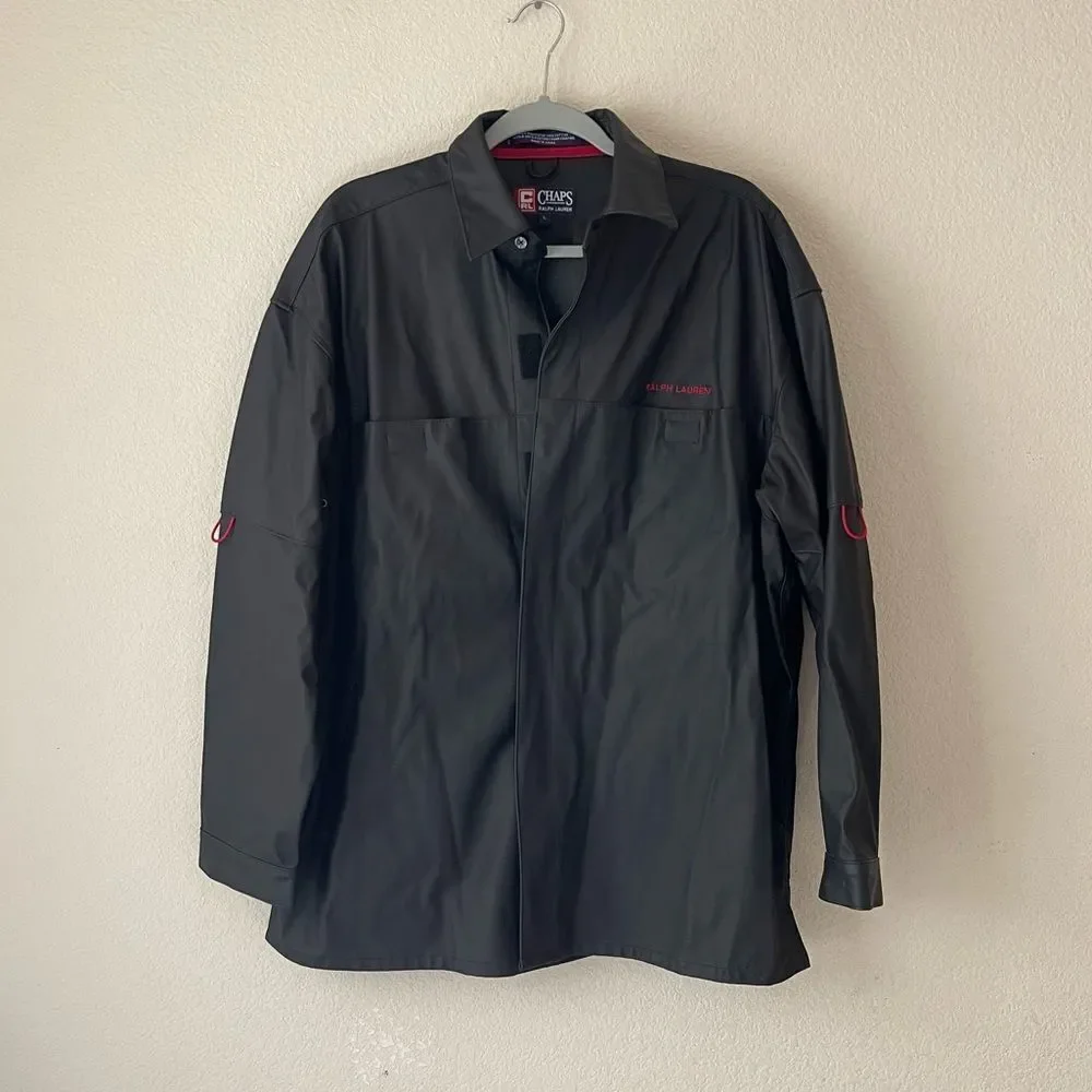 Vintage chaps‎ Ralph Lauren PU coated jacket